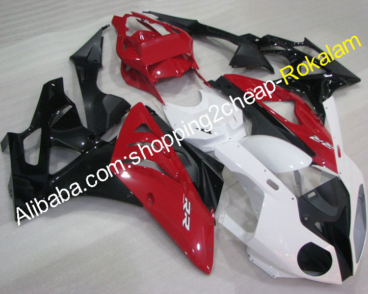 For BMW S1000RR S 1000RR 2010 2011 2012 2013 2014 S1000 RR Red White Black Motorbike ABS Bodywork Fairing Kit