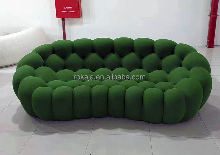 Couch Living Room Sofa Leisure Bubble Sofa Colorful Creative Honeycomb Frosted Fabric Latest Home Furniture Sofas Set