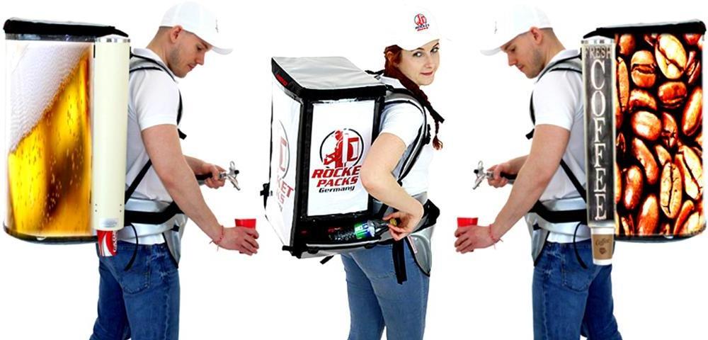 Backpack Beverage drink Dispenser for 15 Liter backpack Beverage for 19 Liter Beer Cola Coffee - vendor vending seller  hawker