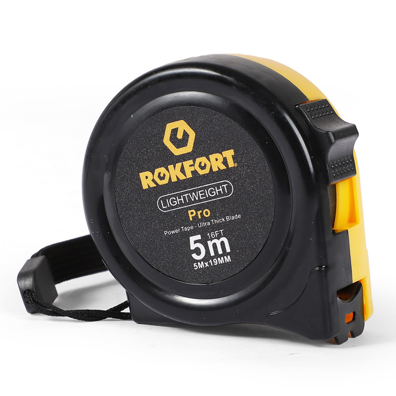 Rokfort High Accuracy New ABS Case 5m Hand Tools Tape Measures Stainless Steel Measuring Tape