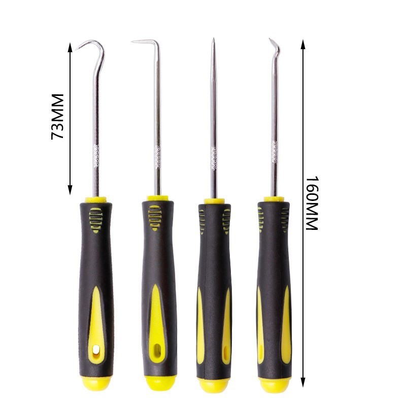 4PCS/Set Durable Car Remover Tool Set Auto Car Pick and Hook Set O Ring Oil Seal Gasket Puller Remover Craft Hand Mechanic Tools