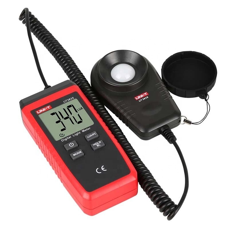 UT383S Digital Light Meter Brightness Meter Photometer Lux Meter LCD screen Probe Foot Candle Tester