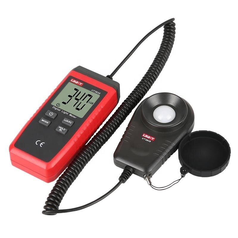 UT383S Digital Light Meter Brightness Meter Photometer Lux Meter LCD screen Probe Foot Candle Tester