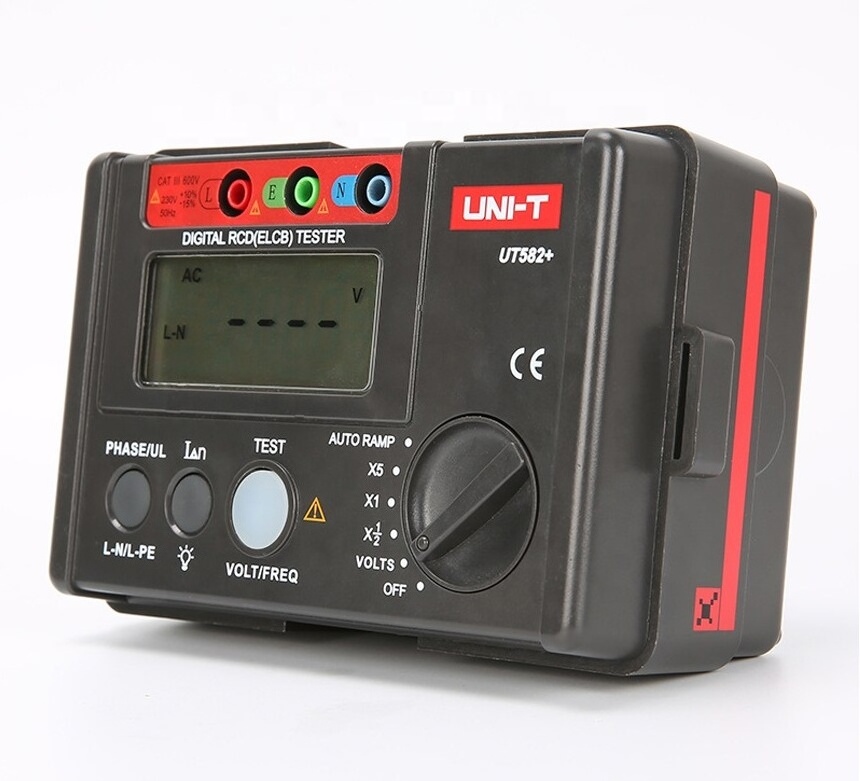 UT582+ Digital RCD (ELCB) Tester Voltage Tester Leakage Switch Tester