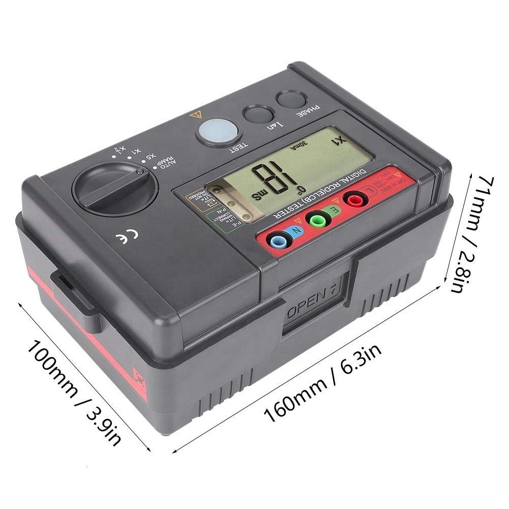 UT582+ Digital RCD (ELCB) Tester Voltage Tester Leakage Switch Tester