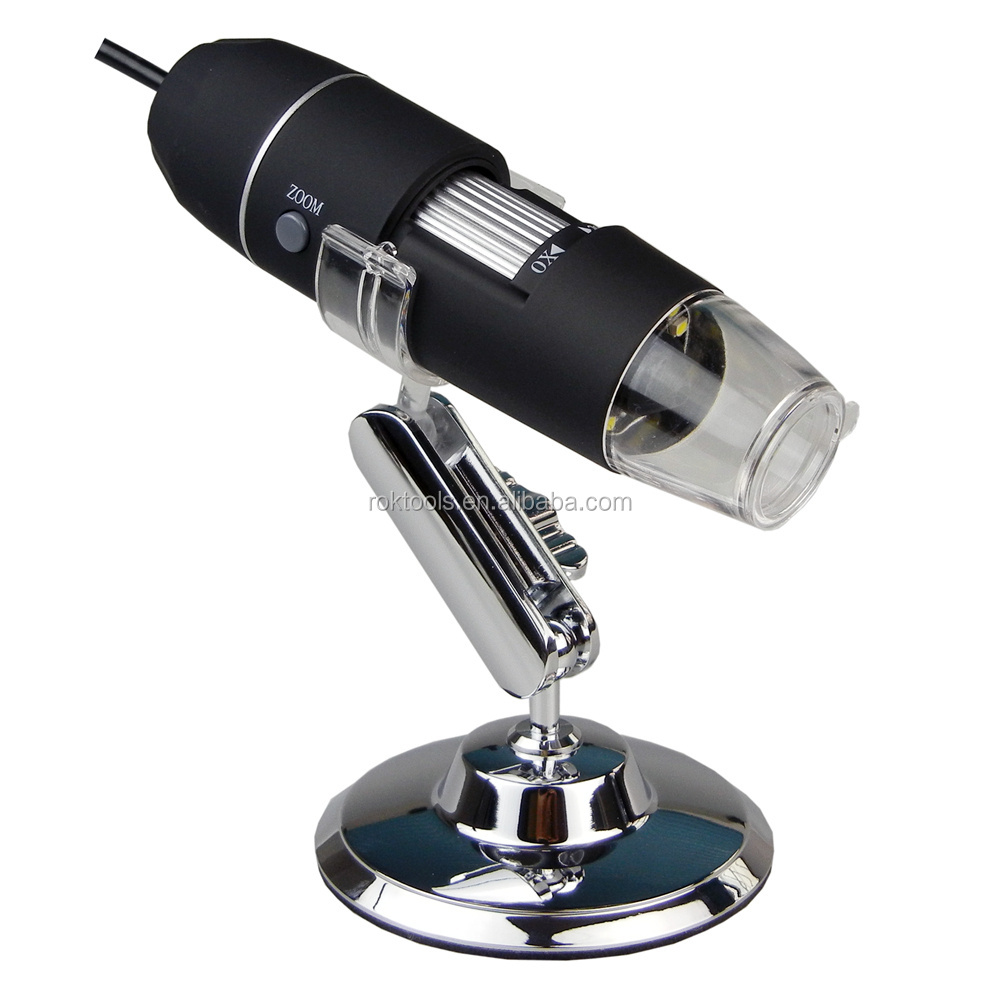 ROKTOOLS with 1.3 Mega Pixels USB Digital Microscope Magnifier Optional Instruments