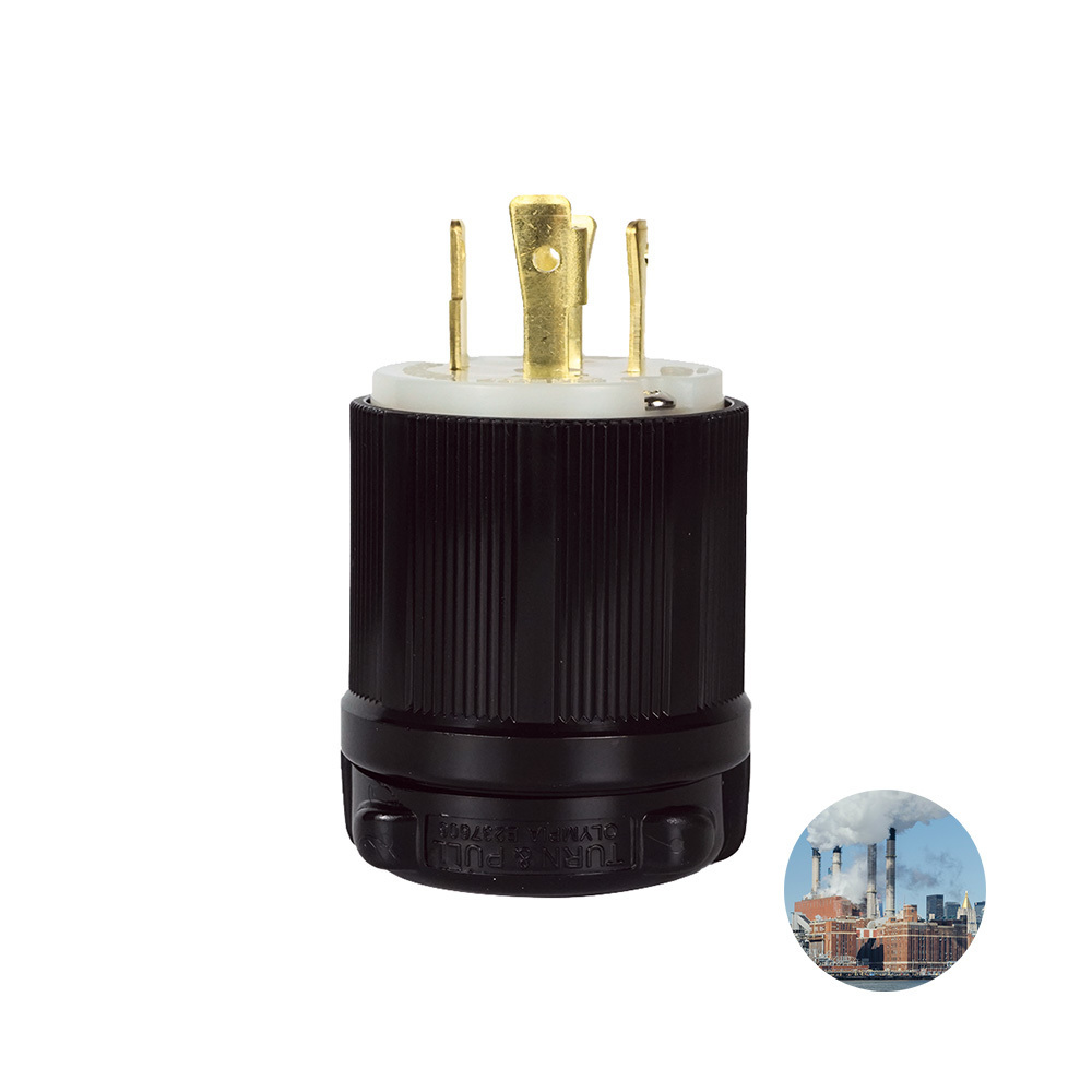 High quality NEMA L16-30P lock electrical  plug for Industrial machinery