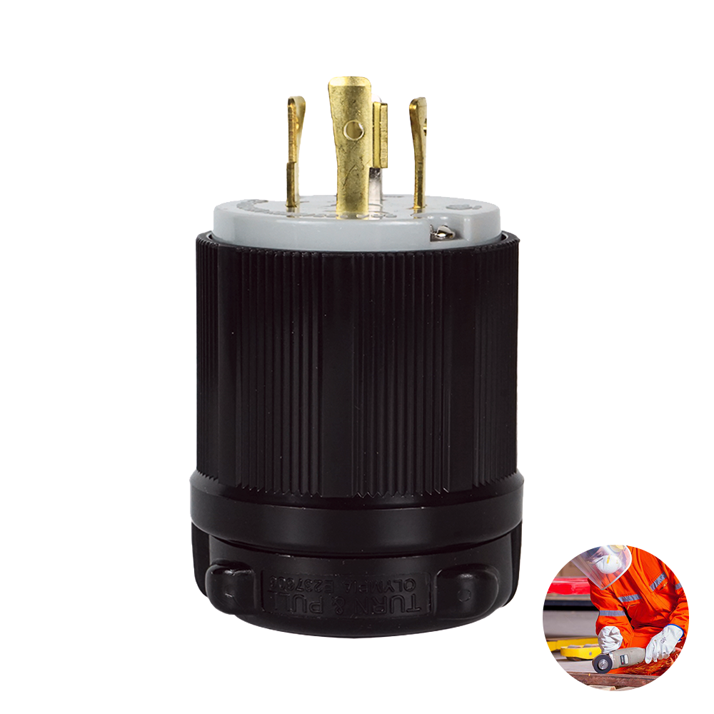 Quality product NEMA L14-20P 20A 125/250V Locking Plug featuring Resistant to damage attempts ideal for Outdoor power sources