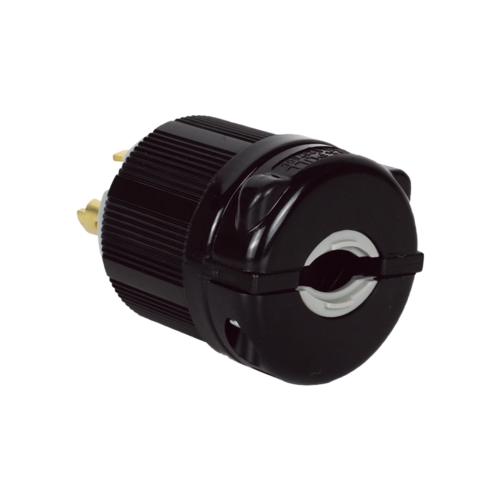 High efficiency NEMA L6-20P 250V 20A Locking Plug featuring Keyed plug secure bastion for Outdoor lighting