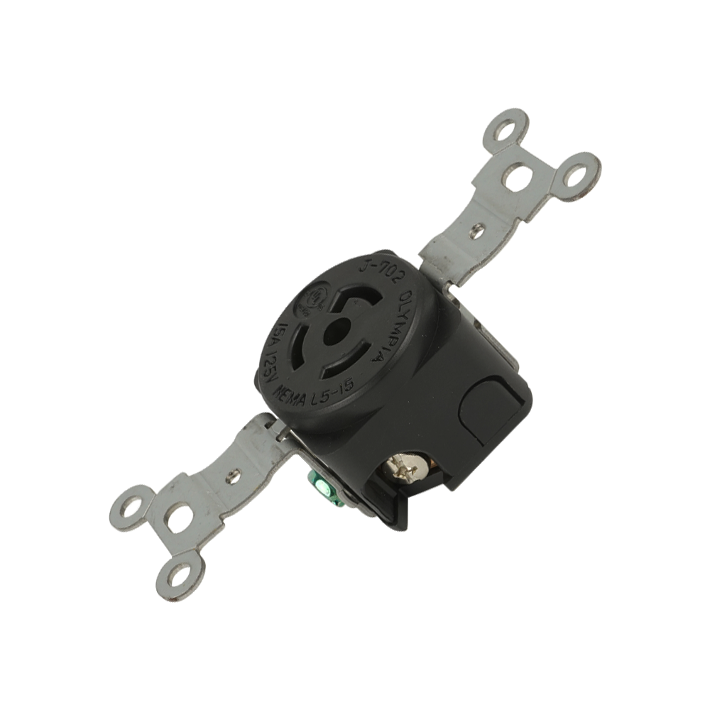 Hot sales NEMA L5-15 15A 125V Locking Receptacle featuring Outdoor events for Preventing unauthorized access