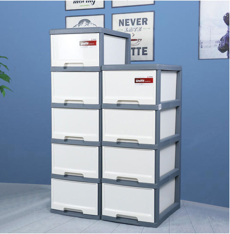 Office Plastic Drawers Organizer Storage With Wheels, Craft Storage Cart with Drawer For Personal Items, Office Files