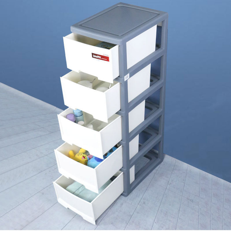 Office Plastic Drawers Organizer Storage With Wheels, Craft Storage Cart with Drawer For Personal Items, Office Files