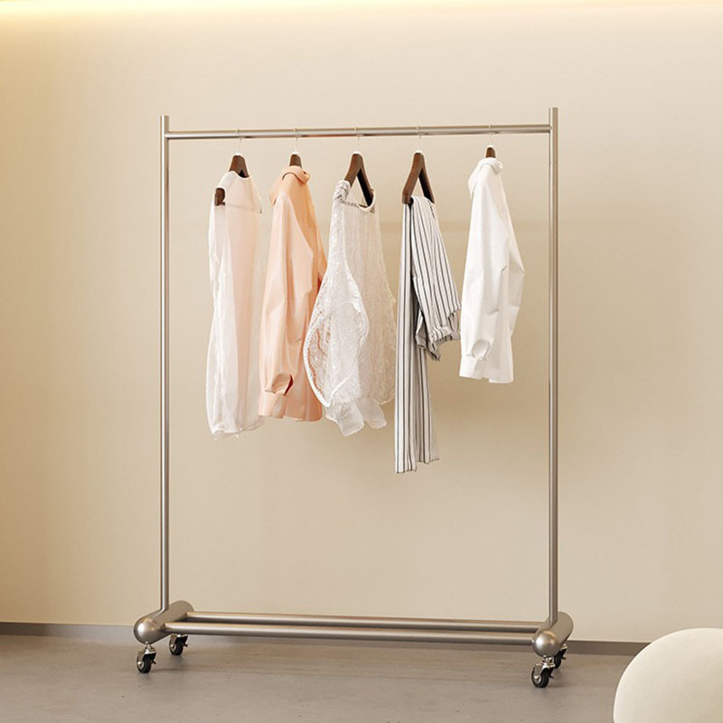 Simple Houseware Garment Rack with Storage Shelves and Coat,Hat Hanging Hooks