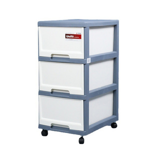 Office Plastic Drawers Organizer Storage With Wheels, Craft Storage Cart with Drawer For Personal Items, Office Files