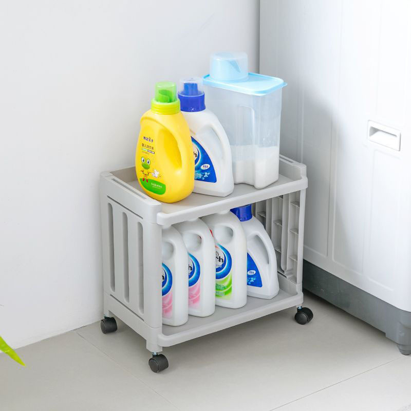 2/3/4 Tier Rolling Storage Utility Cart Slim Organizer Shelf For Narrow Places, Mobile Shelving Unit For Bathroom Storage