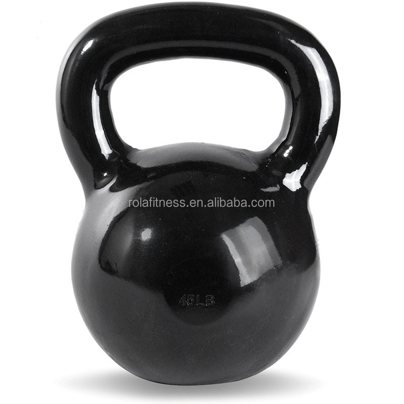 Customized Weight Vinyl Or Neoprene Coated Handgrip Competition Kettlebell Set