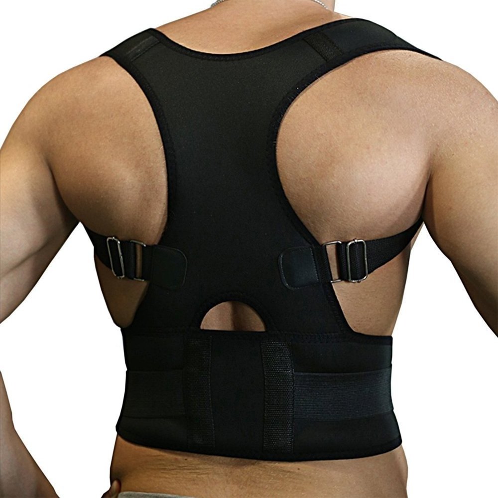 Back Brace Posture Corrector Posture Belt Shoulder Belt Adjustable Support Brace Improves Posture And Provides Lumbar Support -