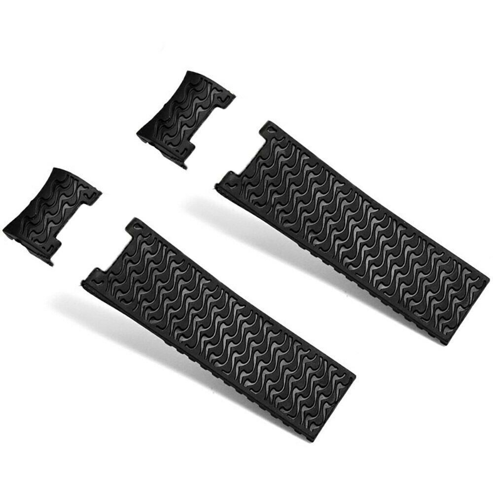 22mm Black Rubber Replacement Wrist Watch Band Strap Belt For Ulysse Nardin