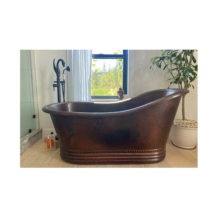 the hand hammered vintage hor tubs antique copper hot tubs customize bathtub freestanding soaking metal Bathtub bronze