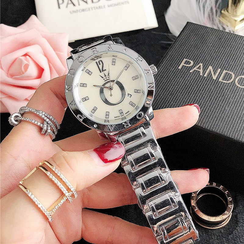 Fashionable Womens Quartz Watch Stainless Steel Relojes Para Mujer Customized with Box Waterproof Top Brand Latest Alloy watch