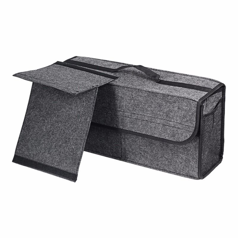 Car Trunk Organizer Storage Box Bag Foldable Soft Felt Auto Car Boot Organizer