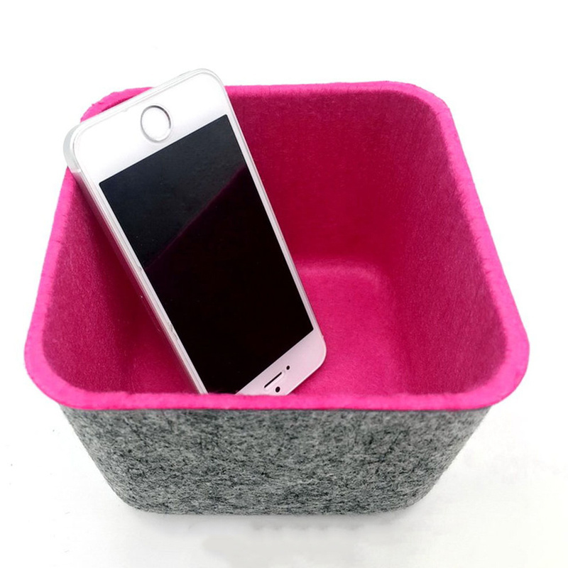 Felt Storage bin Cube Storage Organizer Storage Bins 4 Combinations Organizer