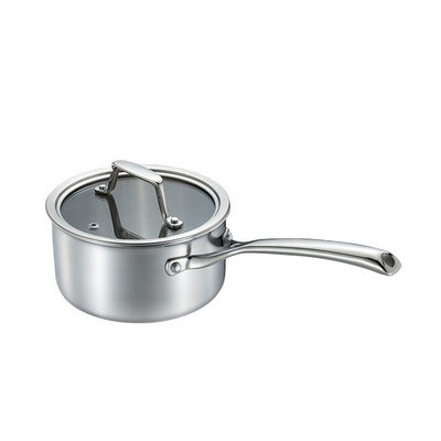 Best Selling Tri Ply Stainless Steel Cooking Pot Milk Sauce Pan