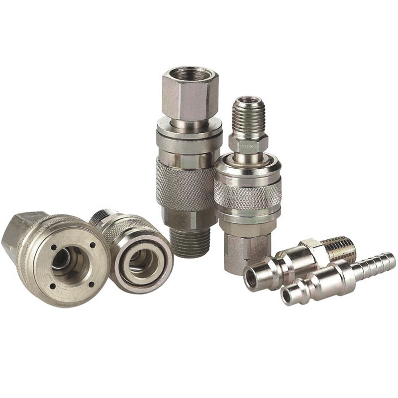 Non-Valve series 1/4 size BSP/NPT Thread Japanese Nitto brass quick coupler&quick disconnect water hose fittings