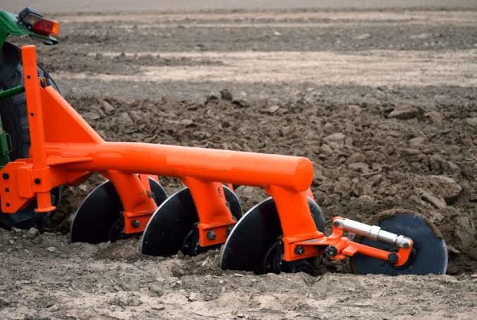 Farm machinery two blades hand tractor plough