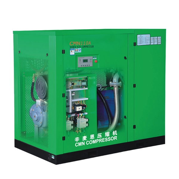 CMN 10HP Spin-on Oil free 208-230Volt 3- Phase Skid Commercial Rotary Screw Compressor