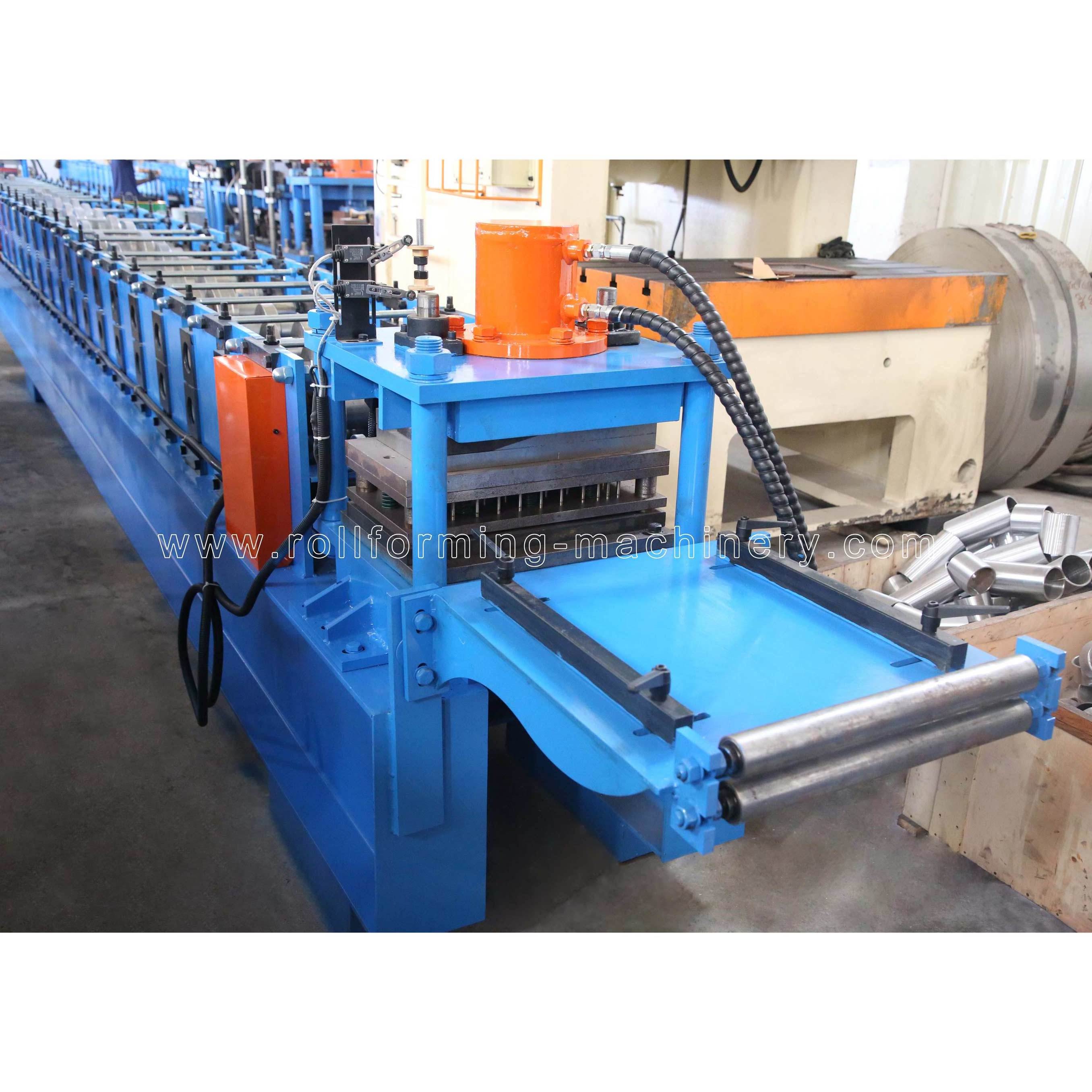 Factory Price High Quality Aluminum Rain Gutter Bend Roll Form Making Roof Machine