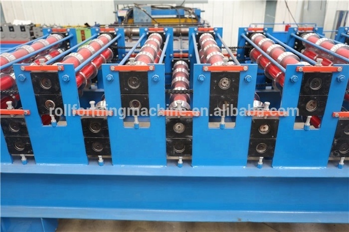 Peru Aluzinc TR4 TR5 TR6  Roofing Tile Sheet making Roll Forming Machine