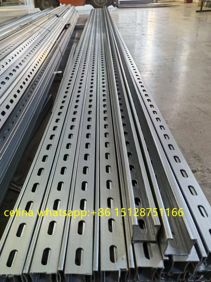 Solar Strut Channel Rolling Machine Solar Panel Support Uni strut C Channel Roll Forming Machine