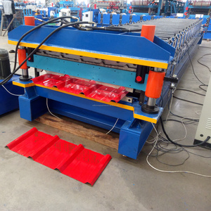 Peru Aluzinc TR4 Roofing Tile Sheet making Roll Forming Machine