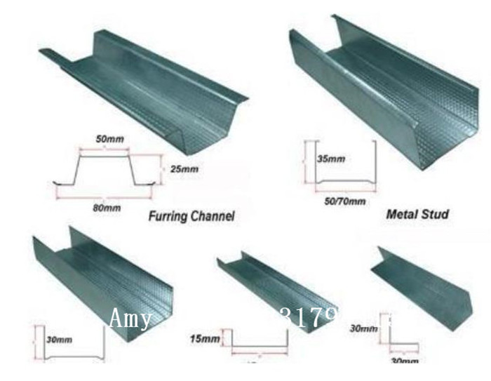 Drywall Light Gauge Steel Metal Stud Track Making Machine Steel Roof Truss Roll Forming Machine