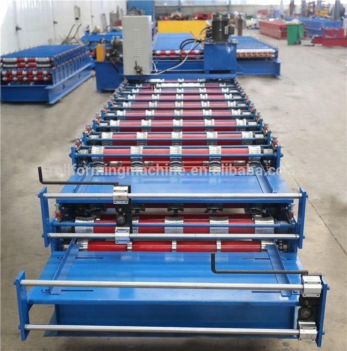 Peru Aluzinc TR4 TR5 TR6  Roofing Tile Sheet making Roll Forming Machine