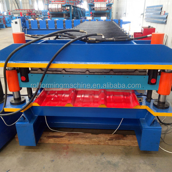 Peru Aluzinc TR4 TR5 TR6  Roofing Tile Sheet making Roll Forming Machine