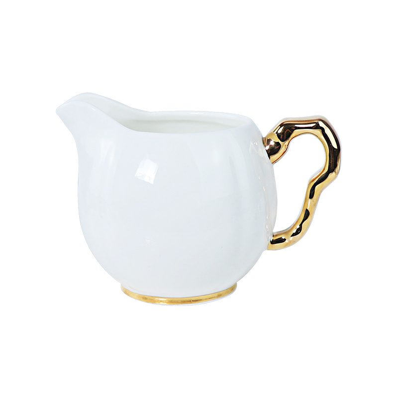 Chaozhou Ceramic Coffee Set China Bone Gold Coffee Tea Pot