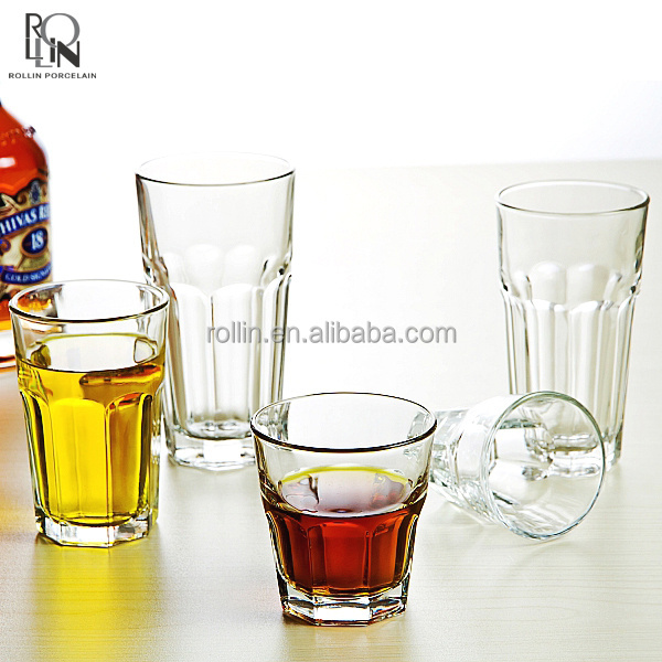 wholesale drinking glass cup manufacturer stock glassware stemless drink cups