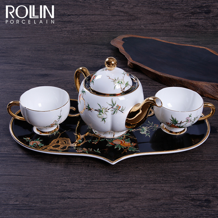 wholesale hotel restaurant luxury royal wedding custom white fine porcelain bone china ceramic dinnerware