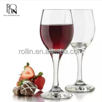 Different trypes of wine glasses for hotel and restaurant