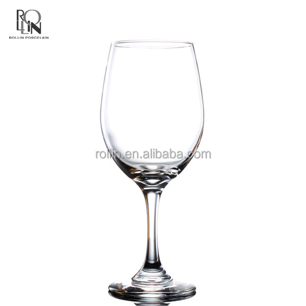 Different trypes of wine glasses for hotel and restaurant