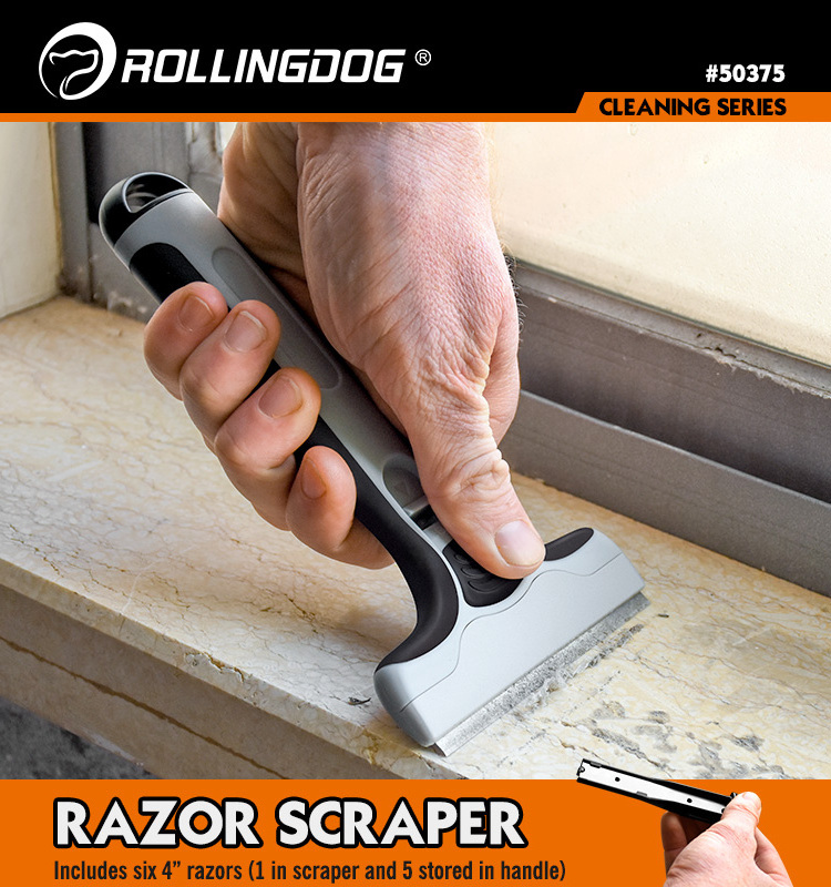 ROLLINGDOG Removal Tools 50375 Home Painting Utility Knife Wallpaper Glass Window Surface Scraper