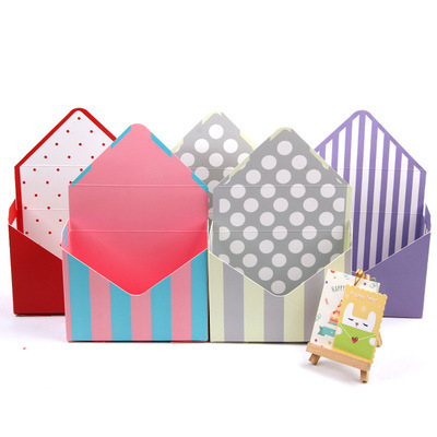 RM Folding Holding Envelope Holding Creative Flower Gift Box Valentine's Day Gift Packaging Arrangement Flower Paper Box