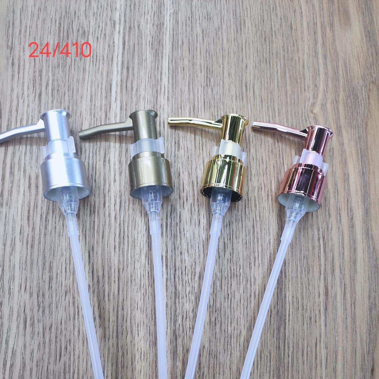 Cosmetic Packaging 22/410 24/410 Cream Pump Makeup Removal Oil Pump Cream Dispenser Pump With External Spring