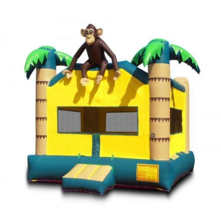 China big playground kids bouncy castle balloon palace inflatable carton king theme combo slide jumping bounce house