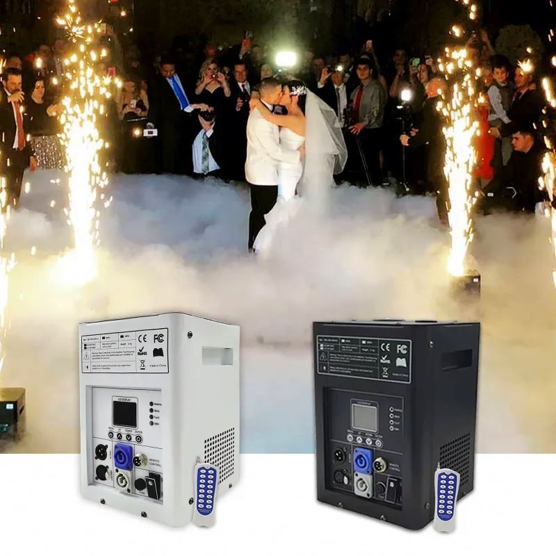 Flycase Cold Spark Machine V Show High Quality Cold Spark Machine With Case