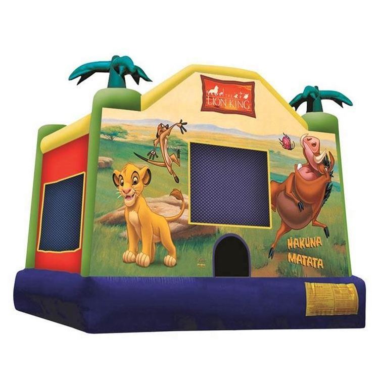 China big playground kids bouncy castle balloon palace inflatable carton king theme combo slide jumping bounce house