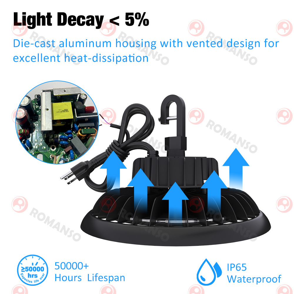 New Design 100W 200W 150W Workshop Entrepot UFO High Bay Light for Factory Ufo Led 150watt