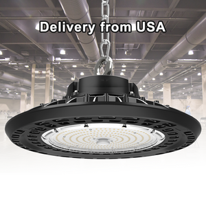 Delivery from USA Warehouse Ufo Led Industrial High Bay Light 100W 150W 200W 240W 130Lm/W Led Light For Dlc Ul Listed